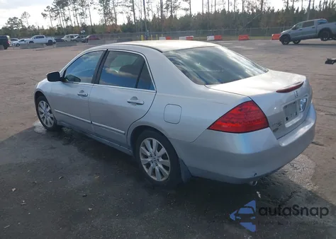 2007 Honda Accord 3.0 Se из США, поврежденный, VIN 1HGCM66437A087204